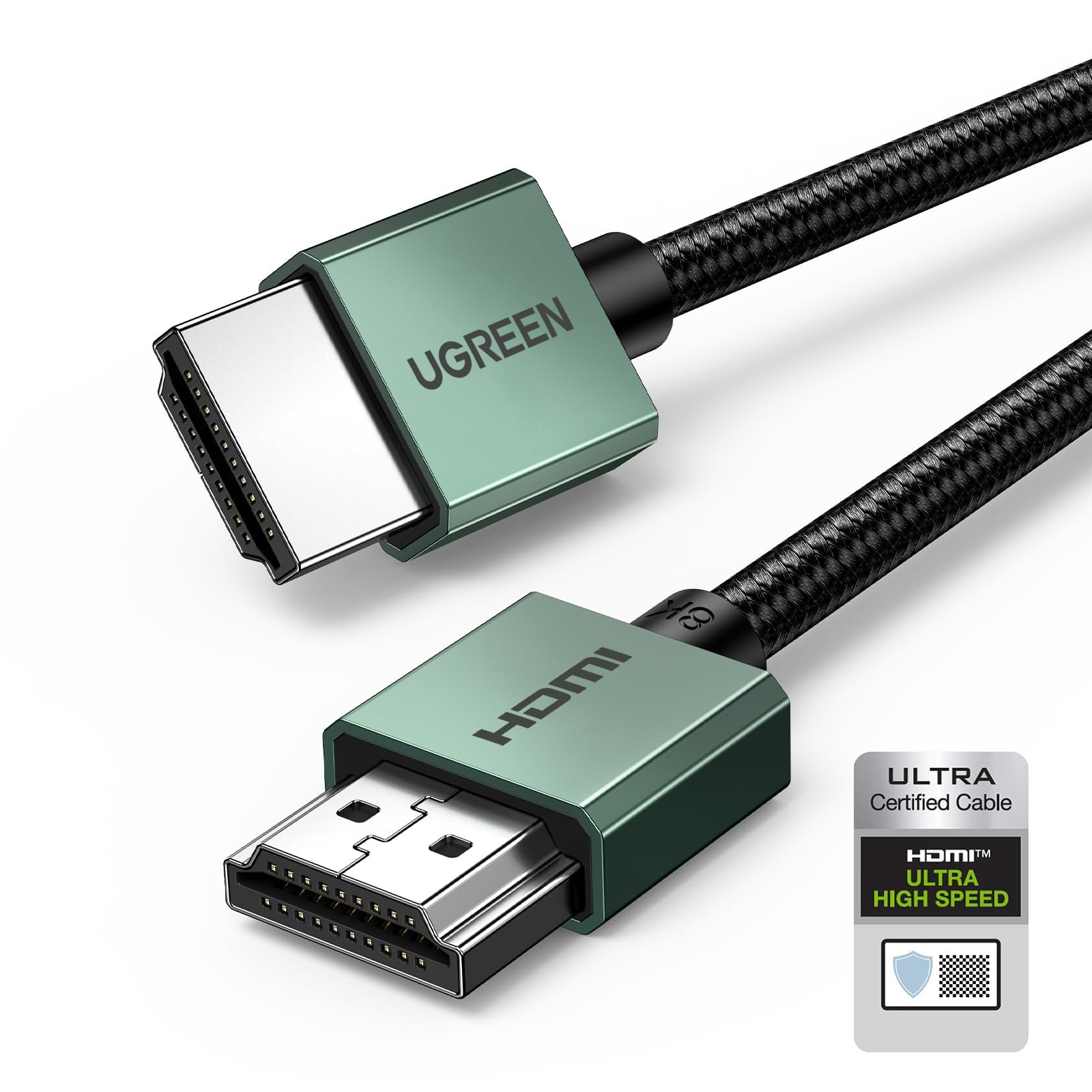 UGREEN HDMI 2.1 Cable Certified 10K 8K@60Hz 4K@240Hz eARC Dolby Atmos 2M