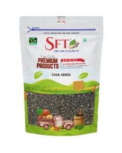 SFT Premium Chia Seeds 1 Kg, I Seeds for Eating | Seeds for Weight Management | Rich in Calcium, Omega-3, Protein, Fibre, & Non GMO (Pack of 1)