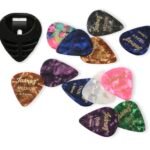Juarez JAP120 Guitar Pick Set – 12 Premium Picks with 1 Pick Holder | Assorted Thickness (Thin, Medium, Heavy) for Acoustic, Electric & Bass Guitars | Durable, Colorful Picks with Holder