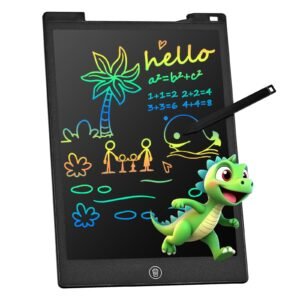 PINKCAT 12 Inch LCD Graphic Writing Board Portable Digital Drawing Board Ewriter Erasable Drawing Pad Writing Tablet for Children Adults Home School Outdoor Office