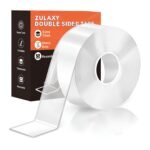 Zulaxy Double Sided Tape Heavy Duty for Wall, Strong Adhesive Transparent Nano Tape 3 Meter | Multipurpose Mounting Tape for Home, Office & Car Without Peeling Paint (Pack of 1)