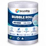 Heavy-Duty 40 Gsm Thickness 1 Meter Wide Bubble Wrap Roll Perfect For Shipping, Moving, And Storage Needs, Cushioning Material (5 Meter)