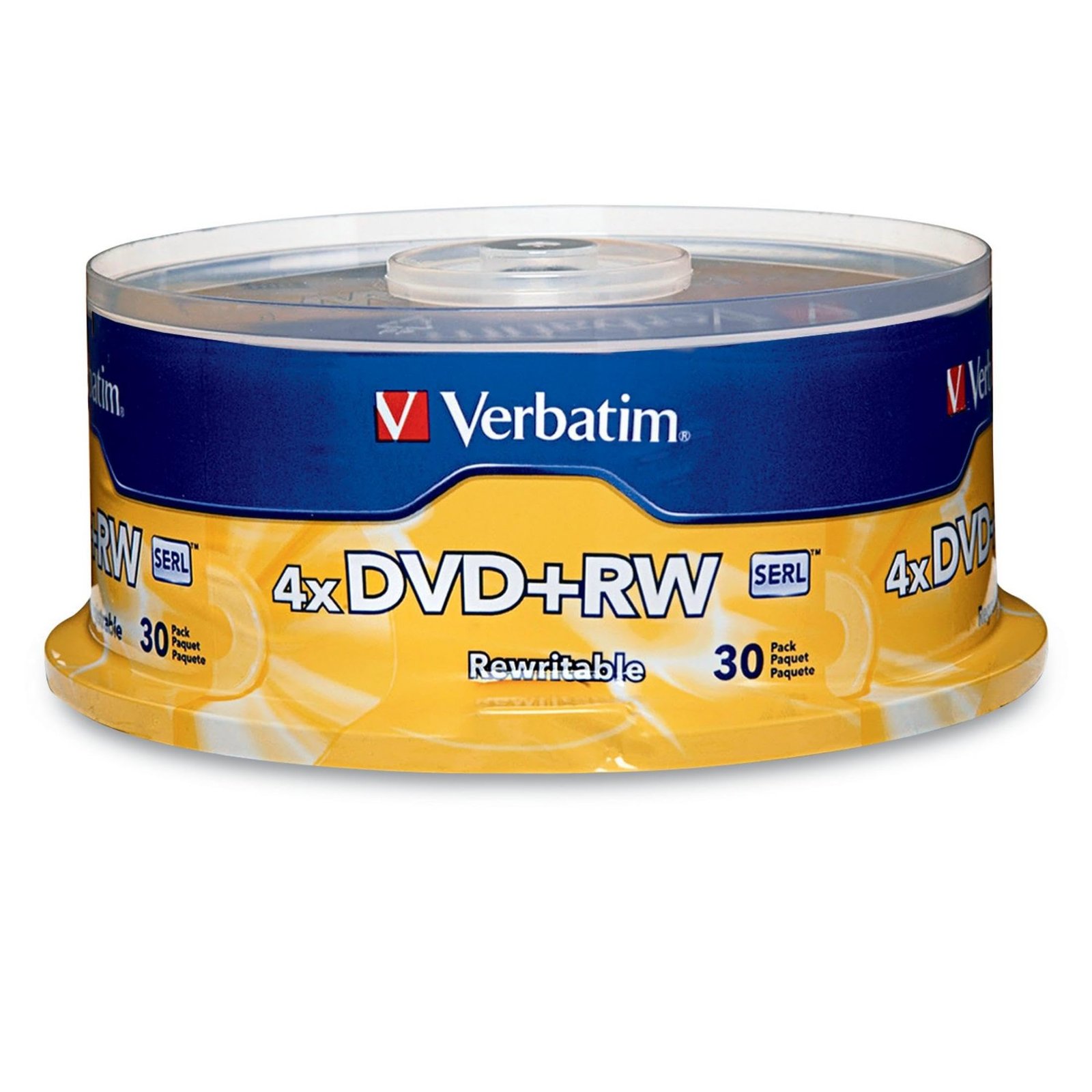 Verbatim DVD+RW 4.7GB 4X Surface – 30pk Spindle