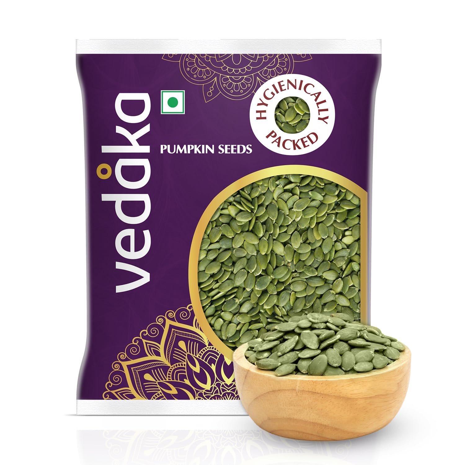 Amazon Brand – Vedaka Raw Pumpkin Seeds | 200 g | Source Magnesium and Potassium | Gluten Free | Daily Crunchy Snacks | Hygienically packed
