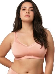 Enamor Full Support Super Lift Women’s Cotton Everyday Minimizer Bra – Non Padded, Wirefree, Full Coverage – A112 (Available in Plus Sizes)