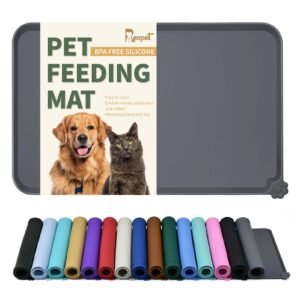 Reopet Silicone Dog Cat Bowl Mat Non-Stick Food Pad Water Cushion Fda Approved Waterproof
