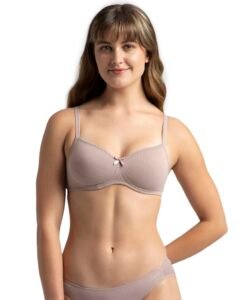 Jockey 1723 Women Wirefree Padded Super Combed Cotton Elastane T-Shirt Bra