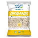 NATURELAND ORGANICS Barley Flour / Jau Flour 500 Gm (Pack of 5) – Healthy Organic Flour