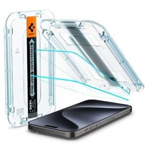 Spigen EZ Fit Tempered Glass for iPhone 15 Pro