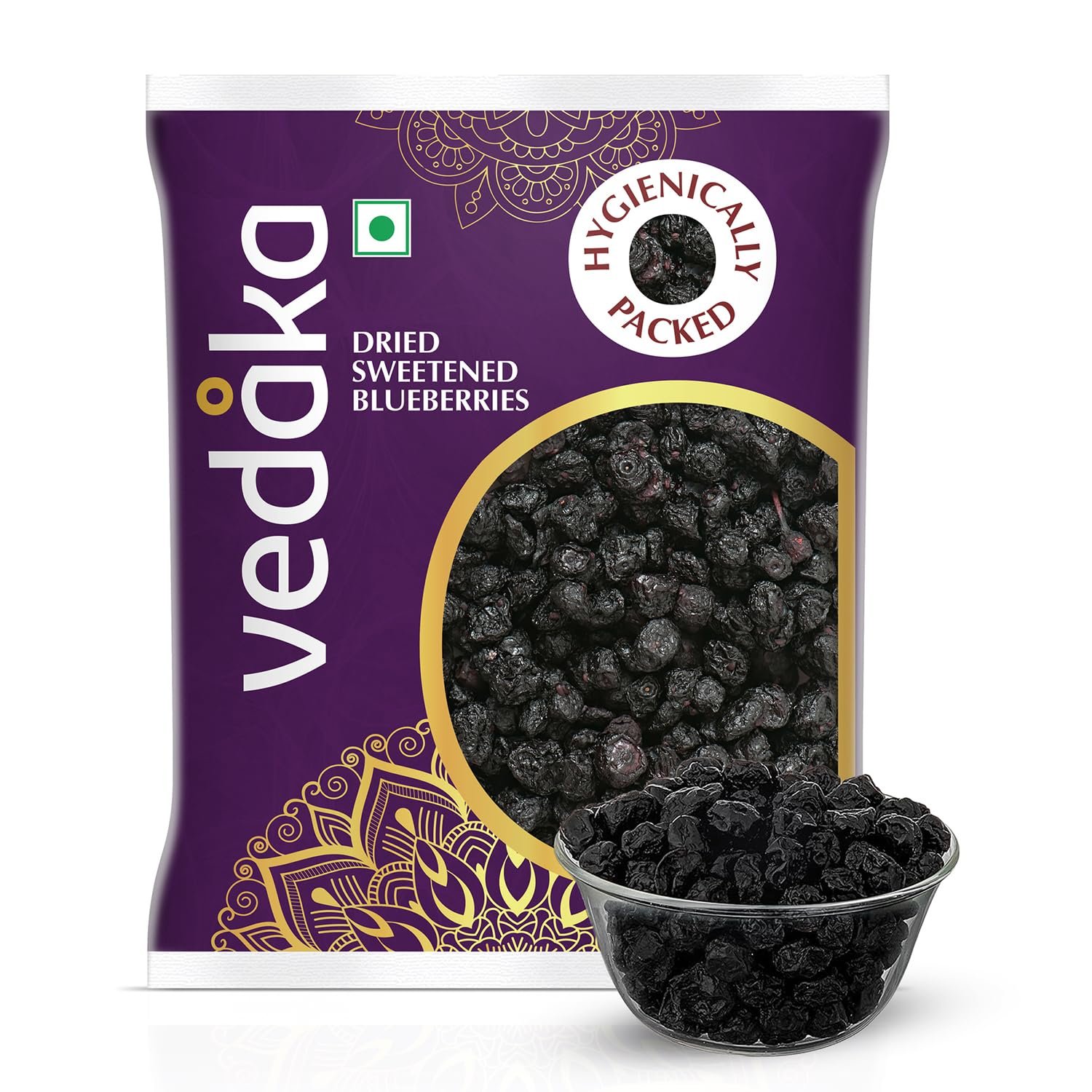 Amazon Brand – Vedaka Dried Sweetened Blueberries | 200 g | Minaral Rich | Delicious Goodness | No Added Preservatives | Hygienic Packaging