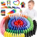 Toy Imagine 240 Pcs Wooden Domino Blocks Set for Kids