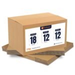 BonKaso 5 Ply Corrugated Boxes for Packaging | 18″x12″x12″ (Pack of 3) | Brown Cardboard Packing Box for Shipping, Moving & Storage | Large Cartons for Courier & Goods Transportation