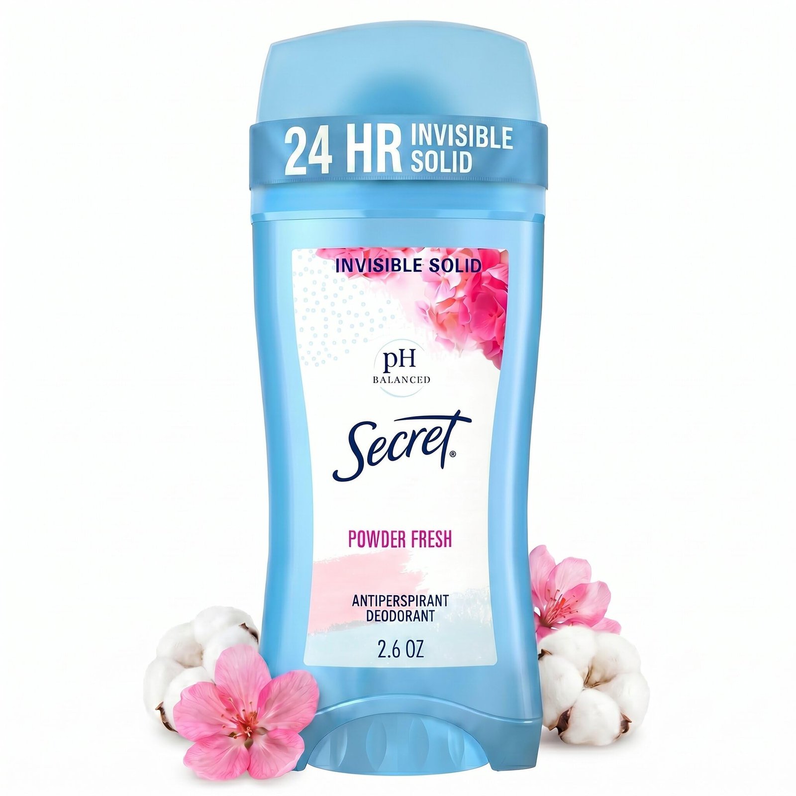 Secret Invisible Solid Antiperspirant Deodorant-Powder-2.6 oz