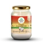 Organic India Virgin Coconut Oil, 500ml | Labs Tested on 250+ Parameters | Certified Organic| Cold Pressed | Extracted from Coconut Milk | Authentic Flavour | Multipurpose Premium Coconut Oil