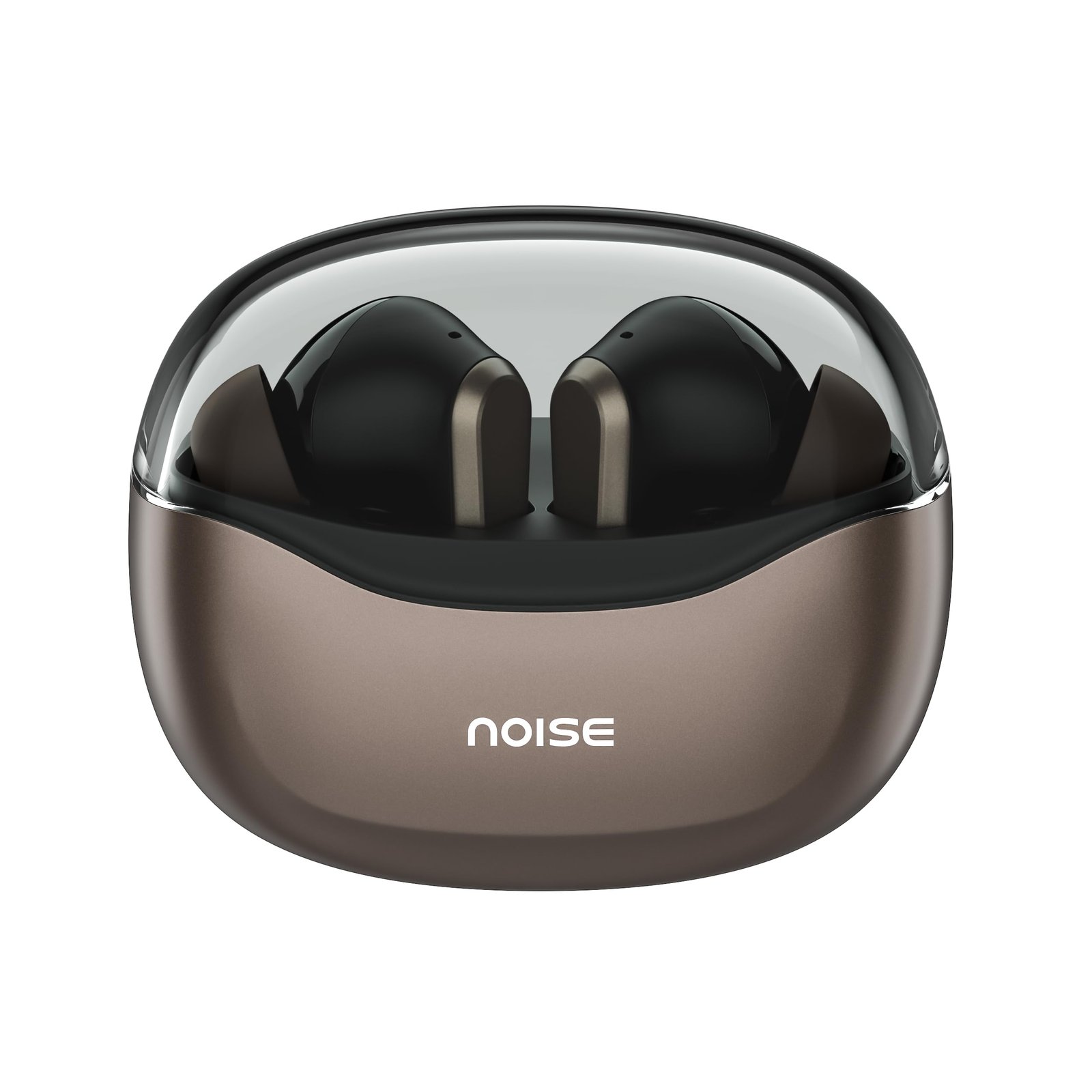 Noise Newly Launched Buds VS601 in Ear Truly Wireless Earbuds with 50H of Playtime, Transparent Case Lid, Quad Mic ENC, Dual Device Pairing, 10Mm Driver, BT V5.3 (Copper Brown)