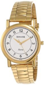 Sonata Analog White Dial Men’s Watch NM77049YM03/NN77049YM03