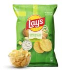 Lay’s American Style Potato Chips – Cream & Onion, 58 Gm/52.9 Gm [weight may vary]