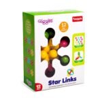 Giggles Funskool Star Link, Educational & Creative Construction Toy Blocks for Kids, Encourages Learning & Development, Fun Activity for Preschoolers, Gift Set for Kid, Age 6+ Months