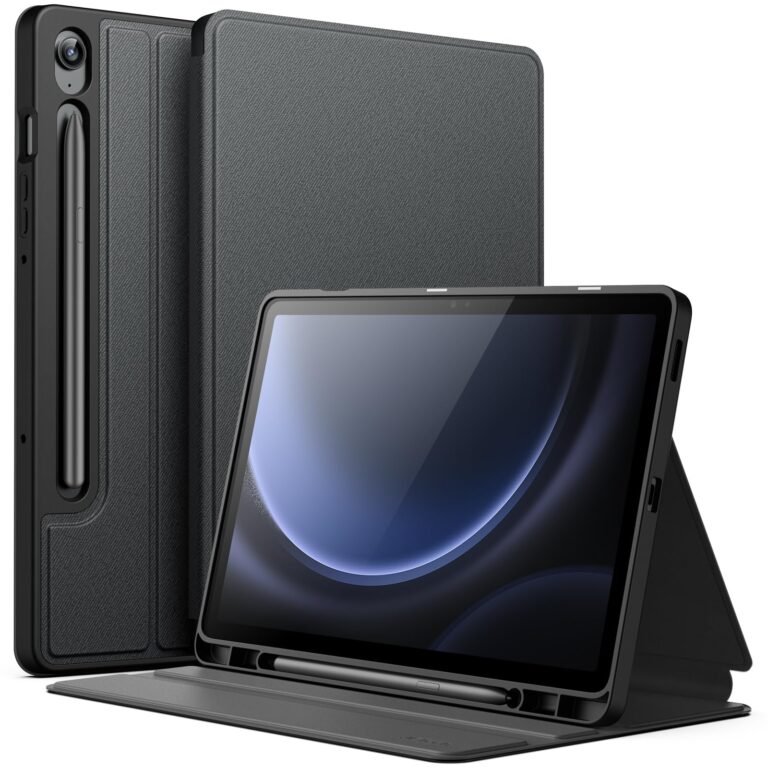 JETech Folio Case for Samsung Galaxy Tab S10 Lite/S10 FE/S9 FE 10.9″, Black