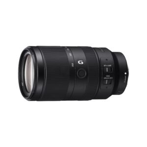 Sony E Mount E 70 350mm F4.5 6.3 G OSS APS-C Lens (SEL70350G) | Super Telephoto Zoom | for Wildlife Photography, Black