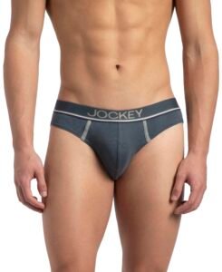 Jockey 8044 Men’s Super Combed Cotton Rib Solid Brief with Ultrasoft Waistband