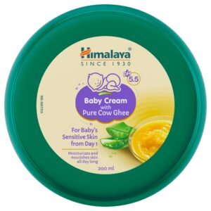 Himalaya Baby Cream with Pure Cow Ghee 200ml| For Sensitive Skin| pH 5.5