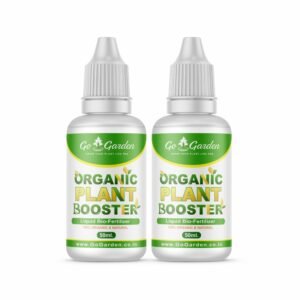 Go Garden Plant Booster Liquid Fertilizer (2 x 50ml) | Plant Boost Liquid Fertilizer for Fast Growth | Organic Biofertilizer for Indoor, Balcony & Terrace Garden Plants