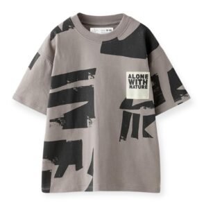Alan Jones Clothing Boys Oversized Cotton Printed T-Shirt | Round Neck, Short Sleeves, Casual Wear