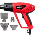 IBELL IBL HG20-82C Hot Air Tool 2000W, Dual Temperature Heat Gun with 350°C & 550°C Settings, 250L/min & 550L/min Air Flow, Hot Air Gun for Paint Removal, PVC Shrinking & DIY Work – 6 Months Warranty