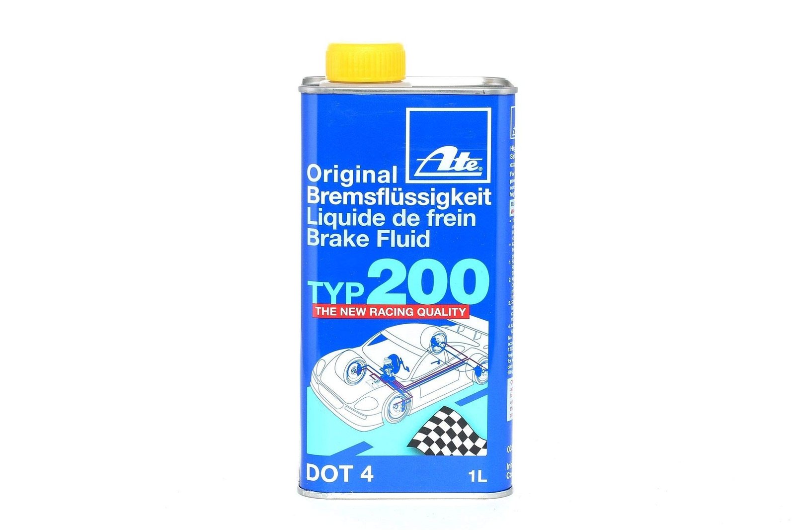 ATE 706202 Original TYP 200 DOT 4 Brake Fluid – 1 Liter