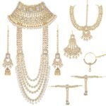 Peora Ethnic Indian Traditional Kundan Dulhan Bridal Jewellery Set Gift for Women