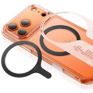 ESR for MagSafe Sticker, MagSafe Ring, 2 Pack Metal Ring for Phone case