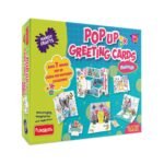 Handycrafts Funskool Pop Up Greeting Cards Making Kit, DIY Kit, Art and Craft Set for Kids, Learning, Fun & Engaging Activity for Childrens, Multicolour, Gift Set for Kids, Age 7+ Years