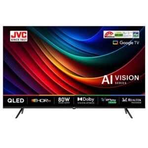 JVC 190 cm (75 inches) AI Vision Series QLED Google TV LT-75NQ7165C (Black)