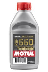 Motul 847205 RBF 660 Factory Line Dot-4 100 Percent Synthetic Racing Brake Fluid – 500 ml
