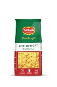 Del Monte Foodcraft Chifferi/Elbow Pasta 1Kg |Durum Wheat/Semolina/Sooji Healthy Pasta | No Maida | Authentic Italian Taste | High Protein & Fibre