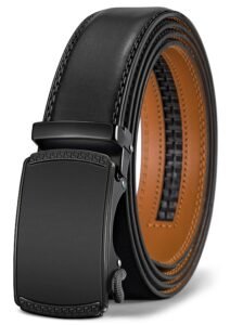 Men’s Belt,Bulliant Branded Ratchet Belt Of Genuine Leather For Men Dress,Size Customized