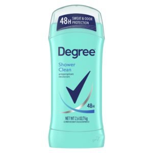 Degree Invisible Solid Shower Clean Deodorant For Women 2.6 Oz