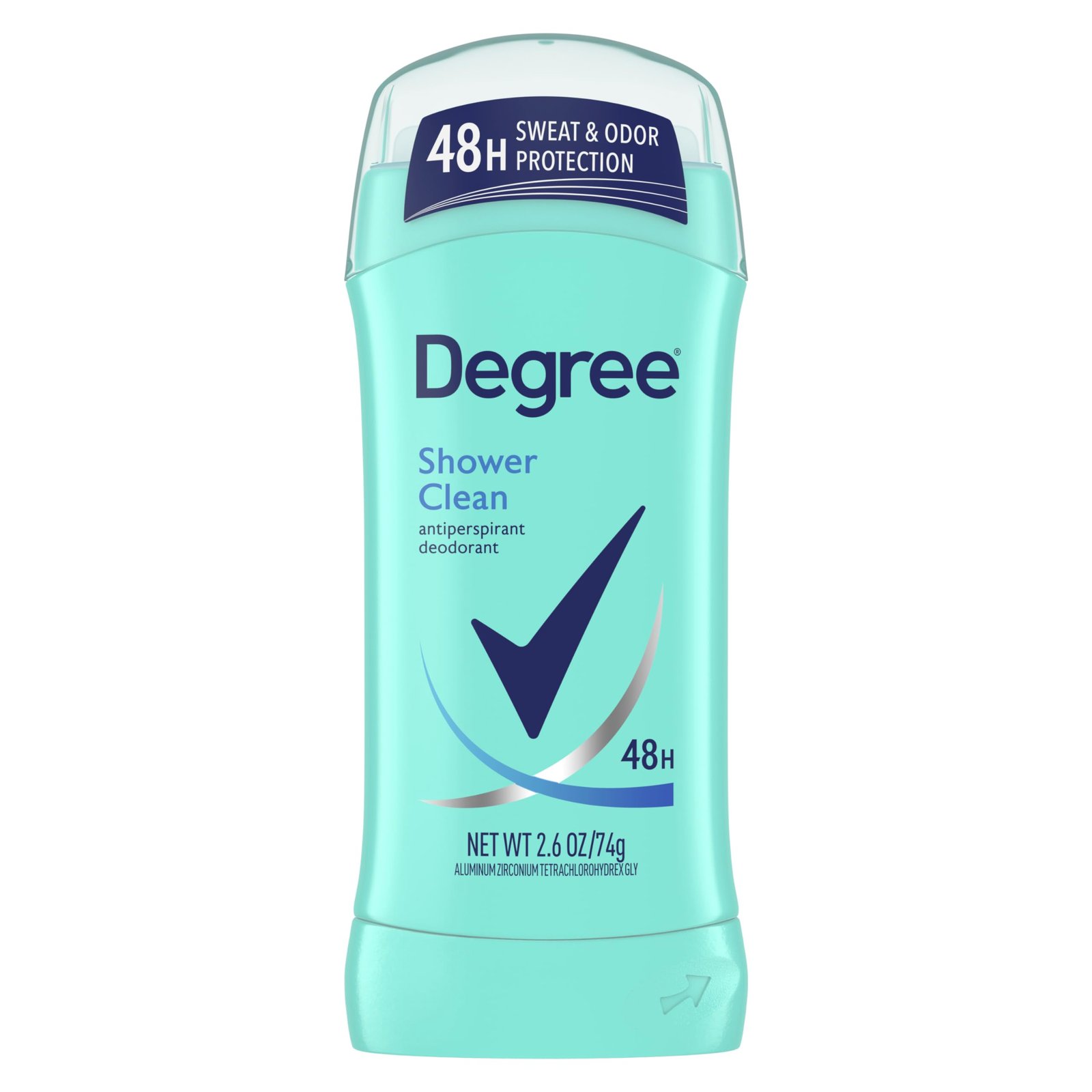 Degree Invisible Solid Shower Clean Deodorant For Women 2.6 Oz