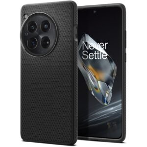 Spigen Liquid Air | OnePlus 12 Case [Air Cushion Protection] [Flexible] OnePlus 12 Back Cover | TPU – Matte Black