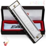 East Top Diatonic Harmonica Key of C – 10 Holes 20 Tones Mouth Organ Blues Harp for Adults, Kids, Beginners, Professionals and Students