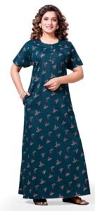 PNAEONG Women’s Cotton Long Maxi Night Gown Nighty Dress Stylish Super Soft Comfortable