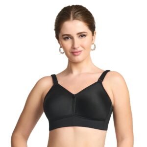 TRYLO Riza T-FIT Women’s Non-Padded,Non-Wired,Full Coverage,Seamless 100% Cotton Feel Fabric Bra Available in Multicolor