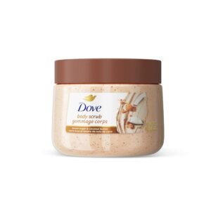 Dove Brown Sugar and Coconut Butter Body Scrub Exfoliates and Deeply Nourishes for Smooth, Radiant Skin 15 oz