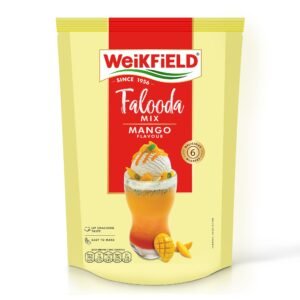 Weikfield Falooda Mix 200 g Pouch | Mango Flavoured | Rich, Smooth & Creamy Texture | Delicious & Refreshing Taste | Authentic Taste | Instant Falooda Mix