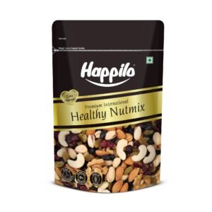 Happilo Premium International Healthy Nutmix, 200g | 7 Superfoods in 1 Mixes | Dry Fruits Contains Almonds, Cashews, Walnuts, Pistachios, Cranberries, Green & Black Raisins