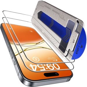 Mr.Shield Align-X Tempered Glass Screen Protector for iPhone 17 and 16 Pro
