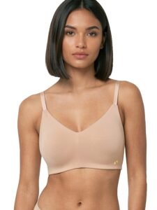 Enamor Women’s Everyday Cotton T-Shirt Bra – Non-Padded, Non-Wired, Full-Coverage, Pinch-Free, Ultra-Smoothing Design