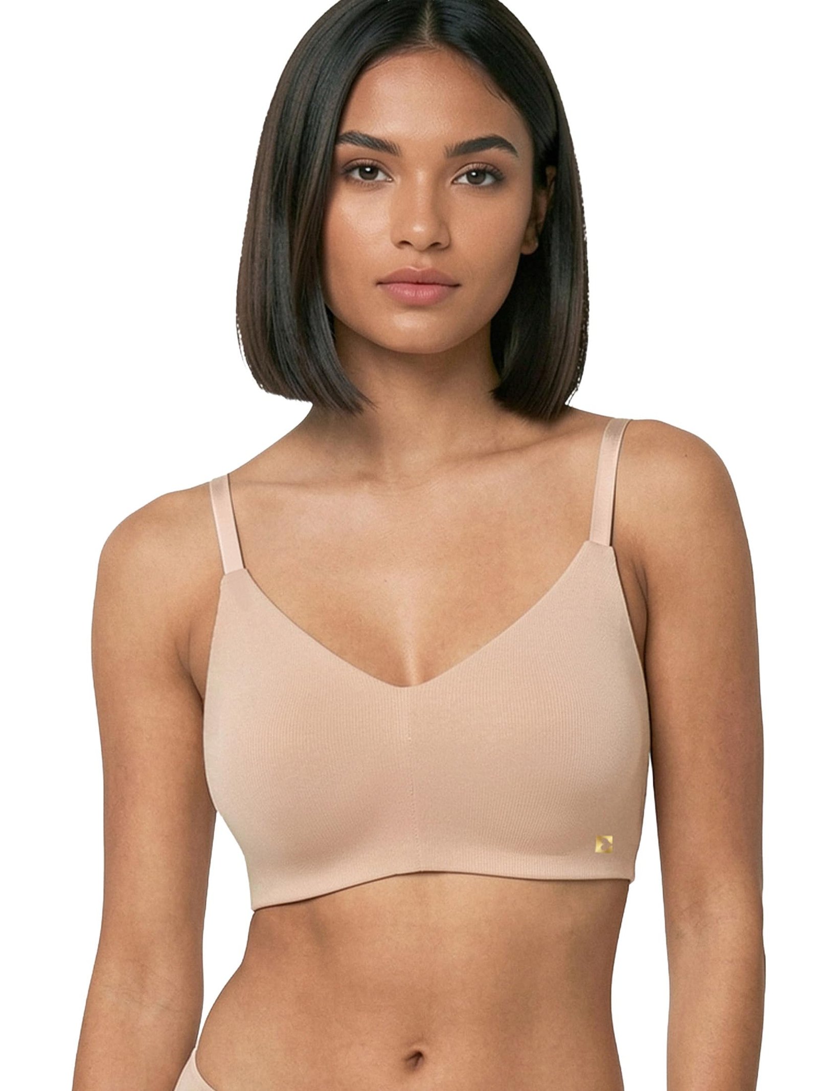 Enamor Women’s Everyday Cotton T-Shirt Bra – Non-Padded, Non-Wired, Full-Coverage, Pinch-Free, Ultra-Smoothing Design