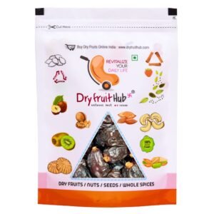 Dry Fruit Hub Fresh Khenaizi Dates/Dried Khajur 400gm -Dried Dates dry fruits – (Khajoor/Khejur)| All Natural | No Preservatives | No Added Sugar | Gluten Free | Vegan | Non GMO |